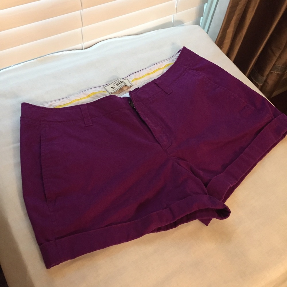 Purple 3.5” Chino Shorts